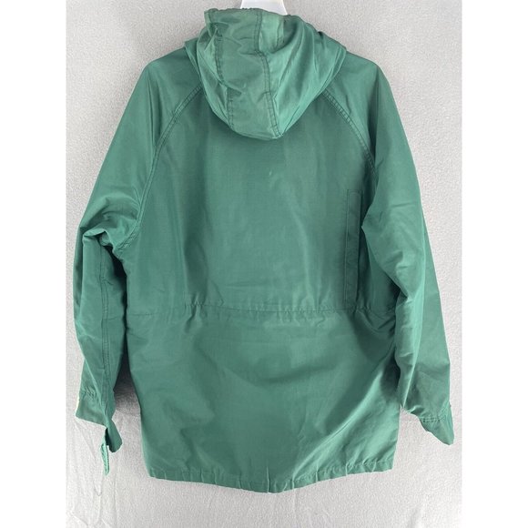 Vintage Lands End Jacket Mens Large Weatherproof Flannel Lined Winter Long Coat - Picture 10 of 12